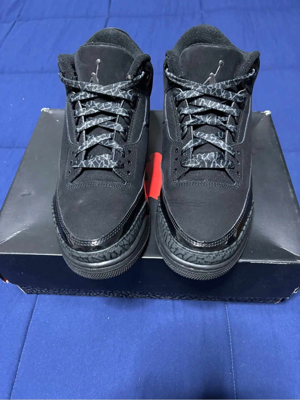 Jordan 3 Retro Black Cat 2025 Size 9
